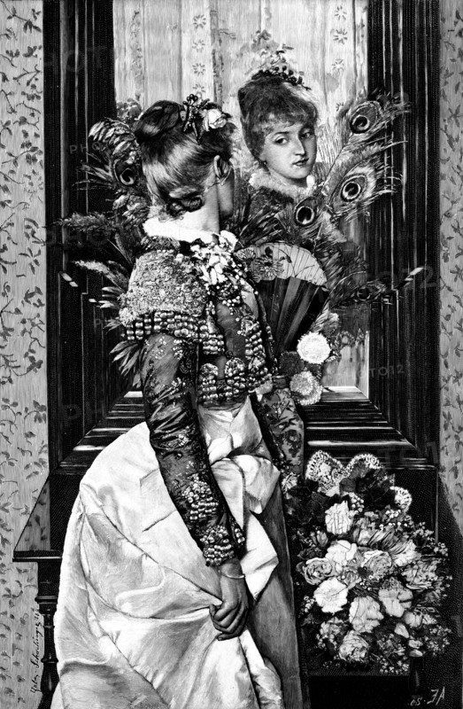 Reflections - picture by G. Schachinger, 1890. Creator: Unknown.