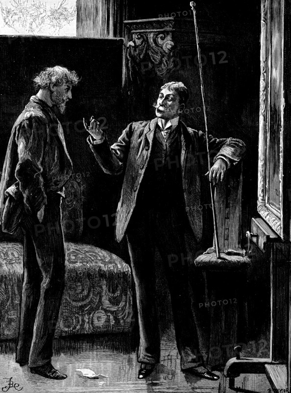 I want to consult you a little about this picture of yours., 1890. Creator: R. Taylor.