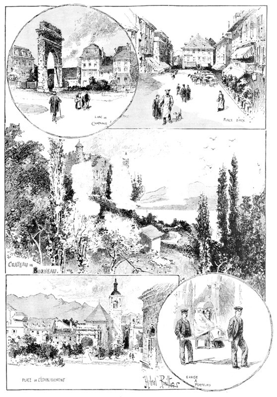 Aix-Les-Bains and its neighbourhood, visited by the Queen, 1890. Creator: Carl Hentschel.
