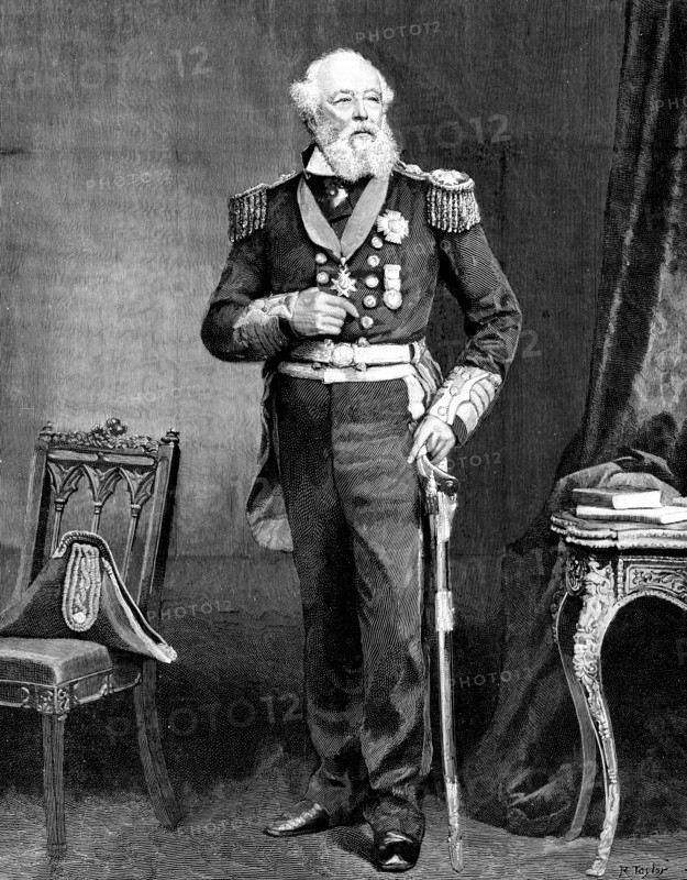 The Father of the Fleet: Admiral Sir Provo Wallis, G.C.B., now in his hundredth year, 1890. Creator: R. Taylor.