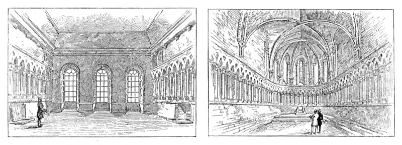 Proposed restoration of the Chapter House, Durham Cathedral.., as it is, and as it will be, 1890. Creator: Unknown.