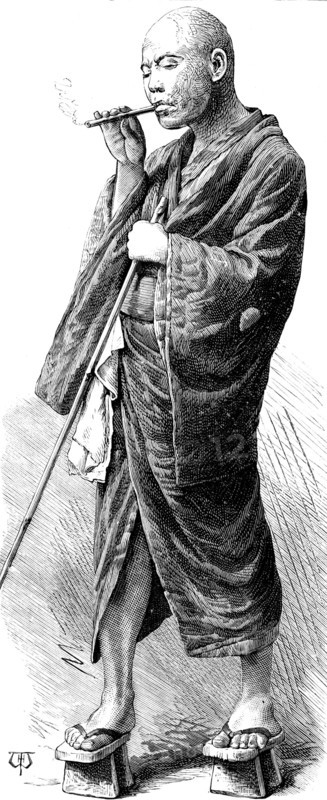 Street sketches in Tokio, Japan: Amma (shampoo rubber at hot baths), 1890. Creator: Unknown.