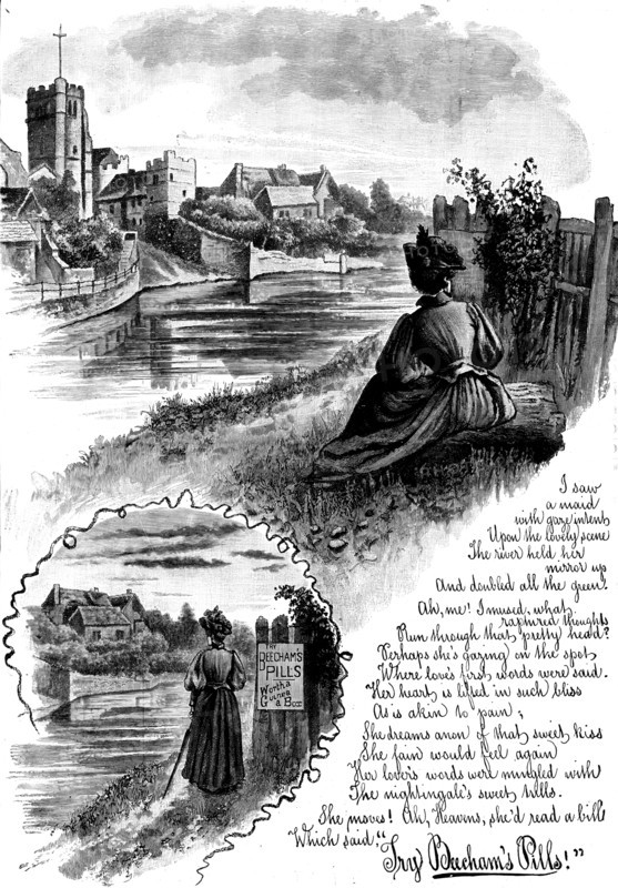 Advertisement for Beecham’s Pills, 1890. Creator: Unknown.