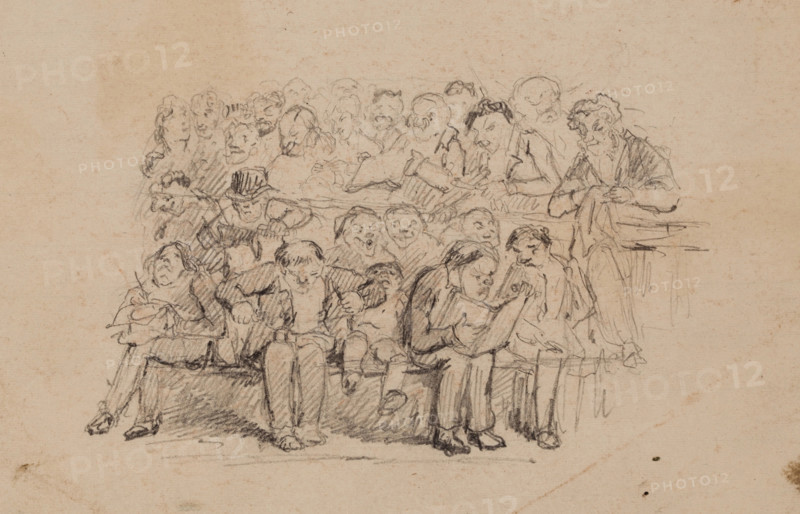 Study Group, c1820-1865. Creator: David Claypoole Johnston.