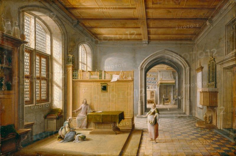 Christ in the House of Martha and Mary, 1620. Creator: Hendrik van Steenwyck.