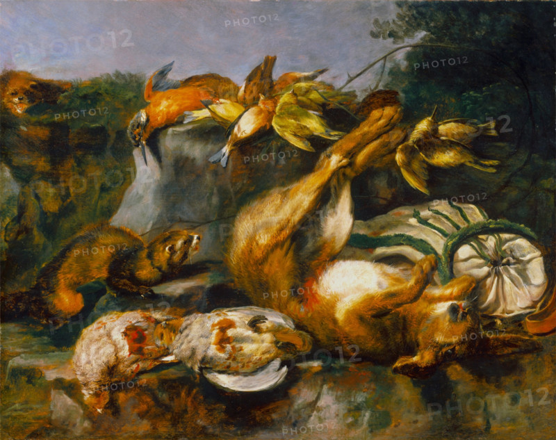 Dead Game and Weasels, c1642. Creator: Jan Fyt.