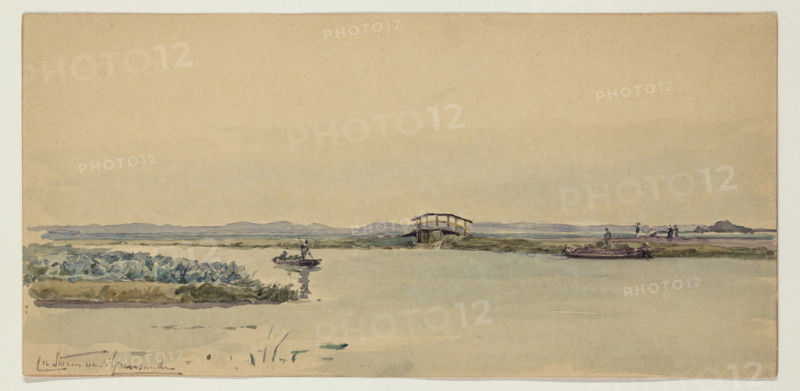 Canal Near Ruysburg, 1885. Creator: Carel Nicolaas Storm.