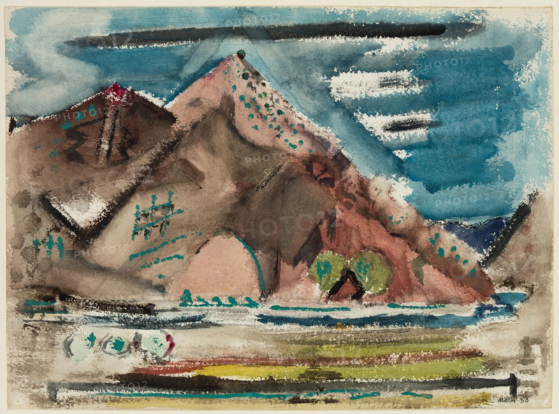 New Mexican Landscape near Taos, 1930. Creator: John Marin.