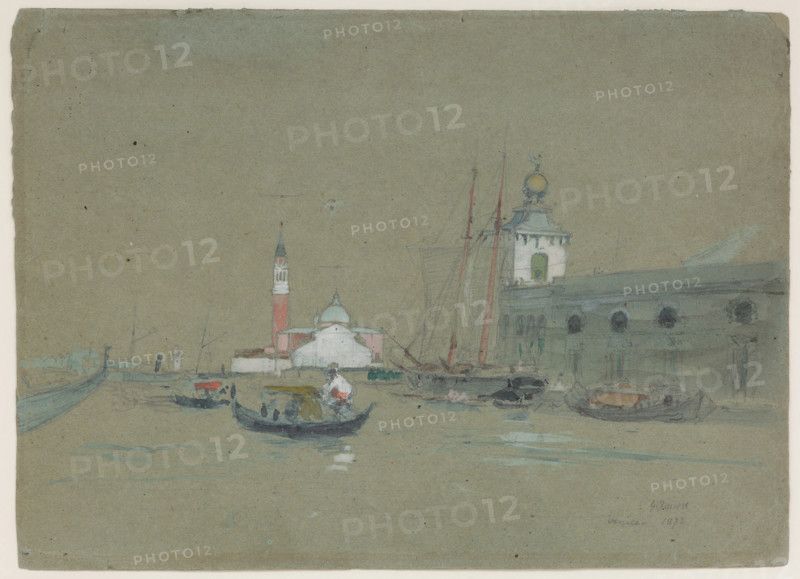 San Giorgio Maggiore, Venice, 1872. Creator: George Inness.