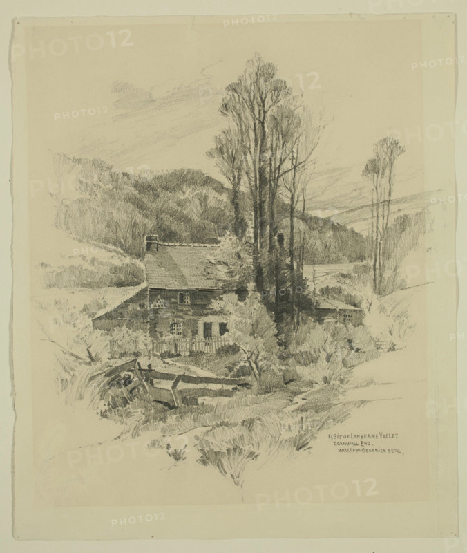A Bit of Lanherne Valley, Cornwall, England, late 19th century. Creator: William Goodrich Beal.