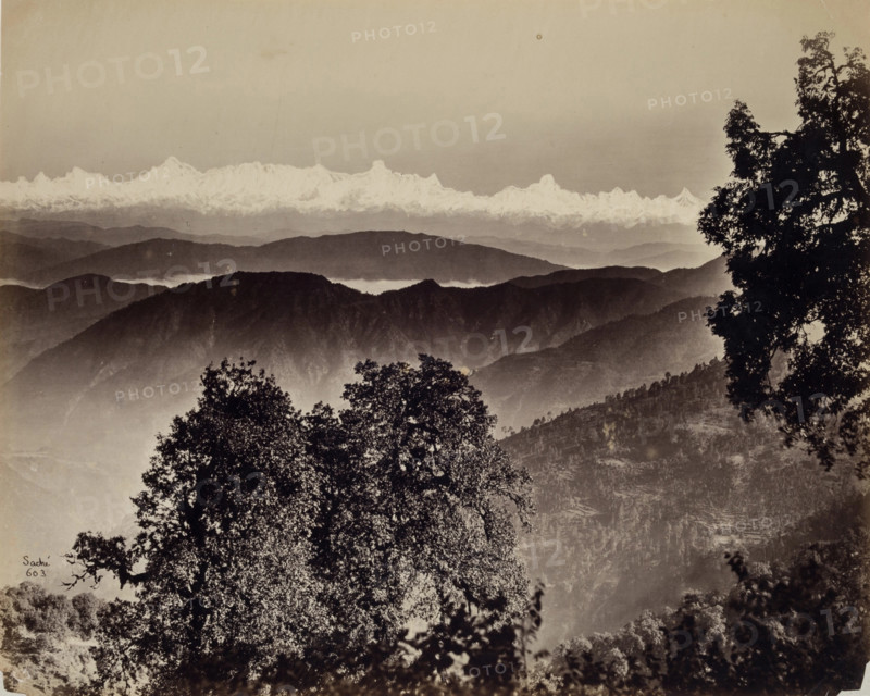 Snows from Nynee Jal, between 1860 and 1880. Creator: John Edward Saché.