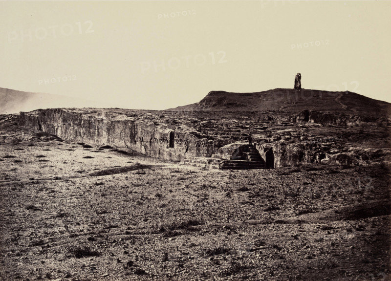 Steps of St. Paul, Mars Hill, Athens, c1860. Creator: Petros Moraites.