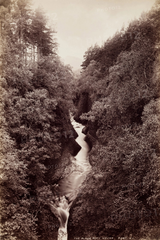 The Black Rock, Novar, 1860-1880. Creator: James Valentine.