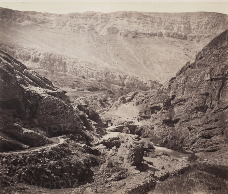 The Glen of Barada, 1862. Creator: Francis Bedford.