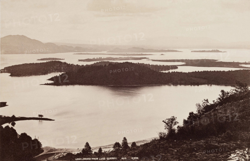 Loch Lomond from Luss Quarry, c1880. Creator: George Washington Wilson.