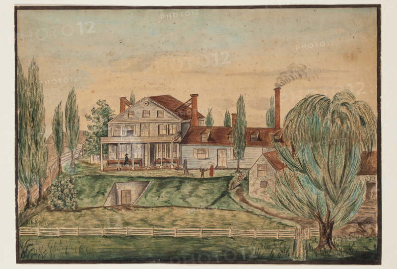 Whitby Hall, c1840s. Creator: Martha Gray Thomas.