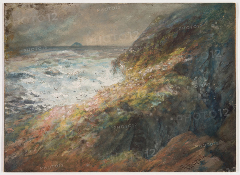 From the Cliffs of Ailse, Ayrshire, between 1860 and 1909. Creator: Robert Hopkin.