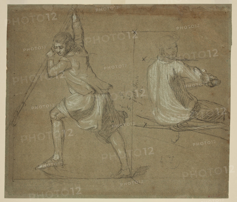 Harpooner and Oarsman, between 1777 and 1778. Creator: John Singleton Copley.