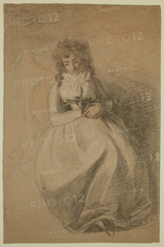 A Lady Seated in a Chair, between 1790 and 1792. Creator: John Hoppner.