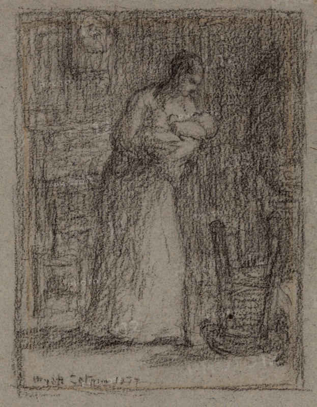 Mother and Child, 1877. Creator: Wyatt Eaton.