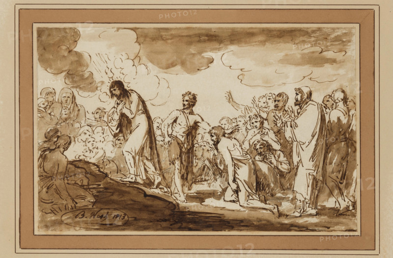 The Baptism of Christ, 1813. Creator: Benjamin West.