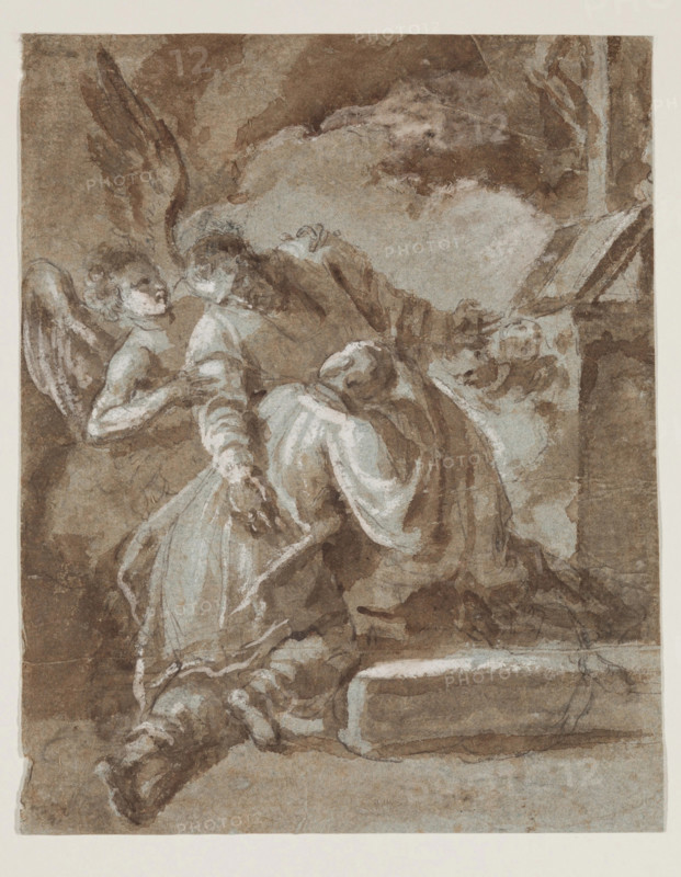Saint in Prayer, 17th century. Creator: Unknown.