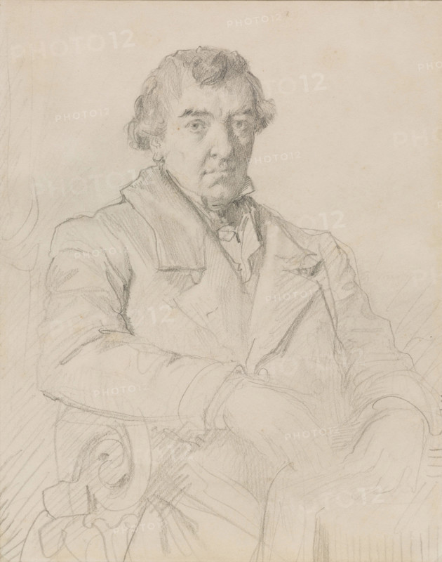 Portrait of Admiral Baron Guy-Victor Duperré, between 1840 and 1856. Creator: Theodore Chasseriau.
