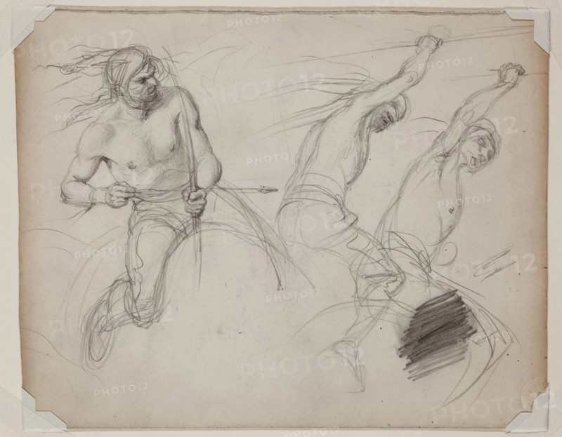Indians, late 19th century. Creator: Felix Octavius Carr Darley.