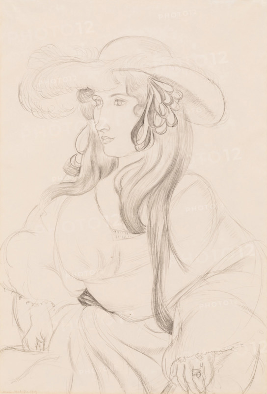 Plumed Hat, 1919. Creator: Henri Matisse.