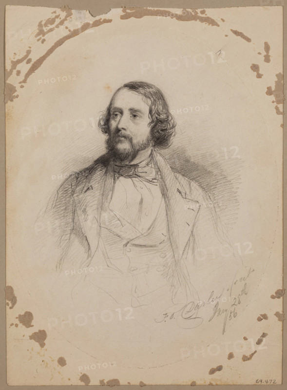 Man, 1856. Creator: Felix Octavius Carr Darley.
