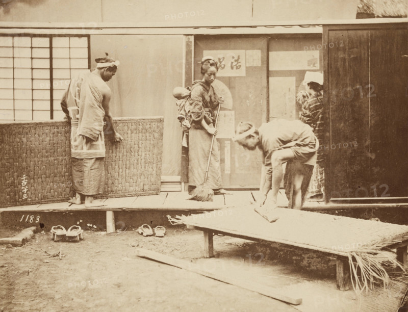 Sleeping Mats, 1884. Creator: Unknown.