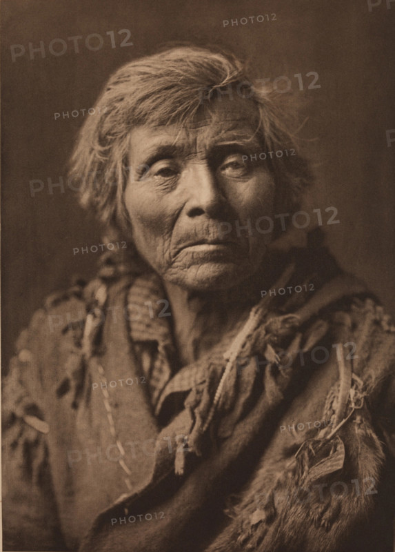 Spokan Man, 1910. Creator: Edward Sheriff Curtis.