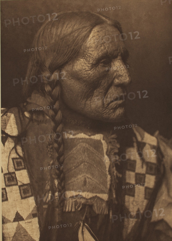 No Bear, Atsina, 1908. Creator: Edward Sheriff Curtis.