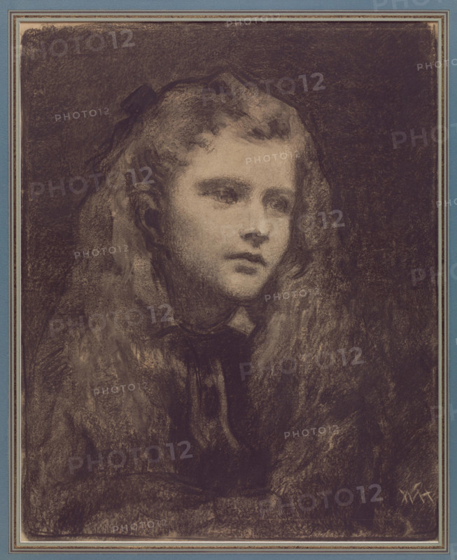 Girl, c1872. Creator: William Morris Hunt.