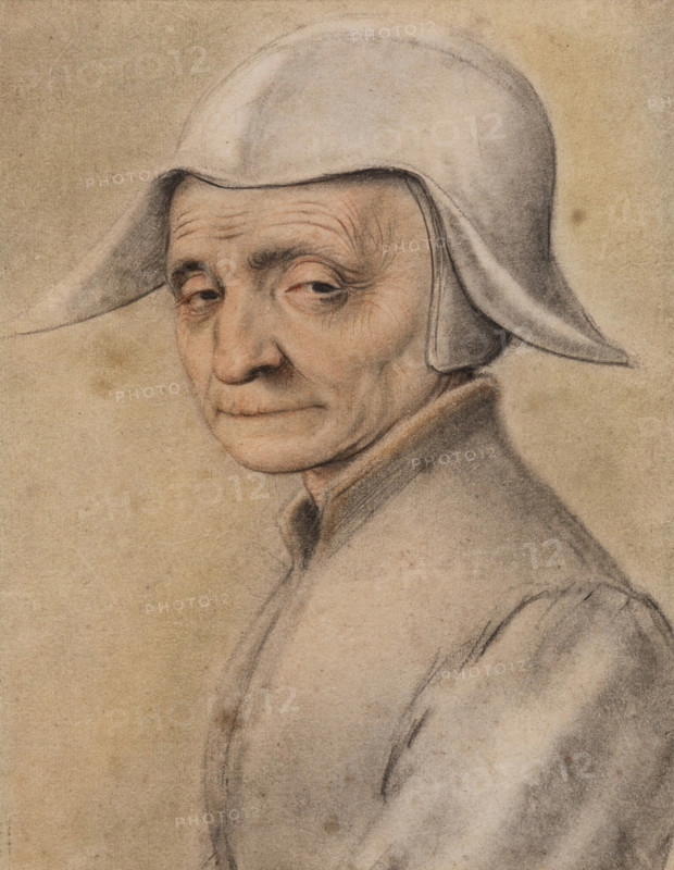 Head of an Old Woman, c.between 1600 and 1625. Creators: David Lagneau, Francois Lagneau, Jacques Lagneau.