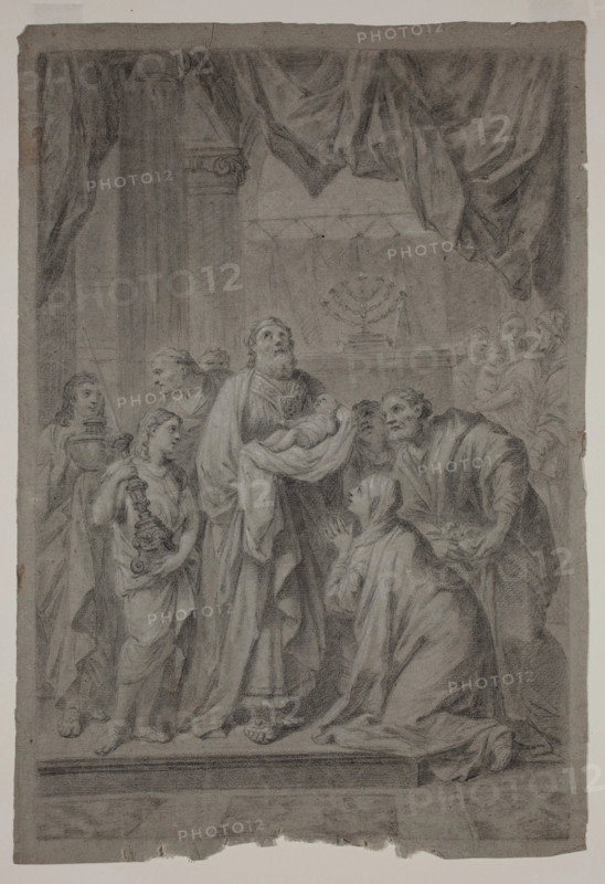 The Presentation in the Temple, 17th century. Creator: Unknown French; After Charles Le Brun (Artist)French, 1619-1690 .