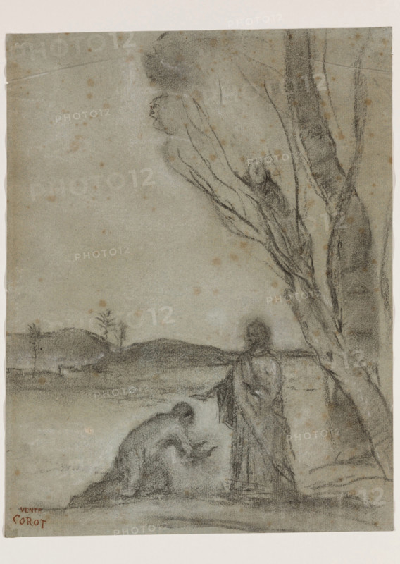Noli Me Tangere, between 1796 and 1875. Creator: Jean-Baptiste-Camille Corot.