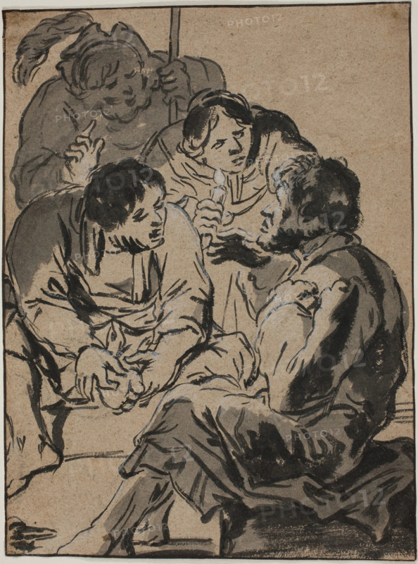 Denial of St. Peter, between 1596 and 1674. Creator: Leonard Bramer.