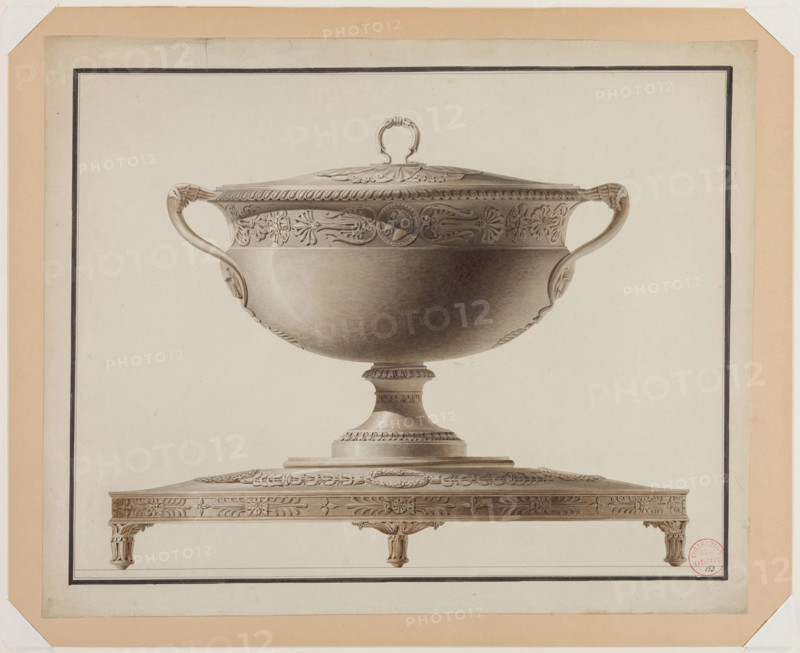 Grand Soupiere sur Plateau, after 1785. Creator: Henry Auguste.