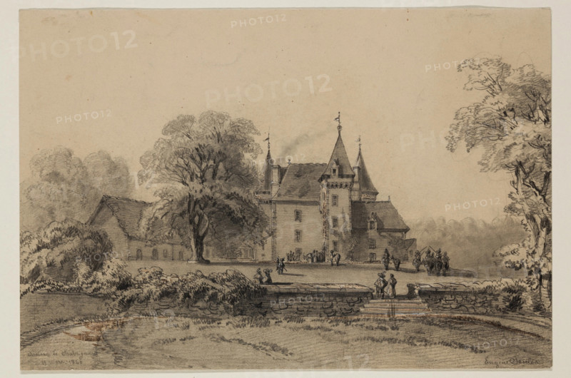 Chateau de Chabrignac, 19th century. Creator: Eugene Edouard Soules.