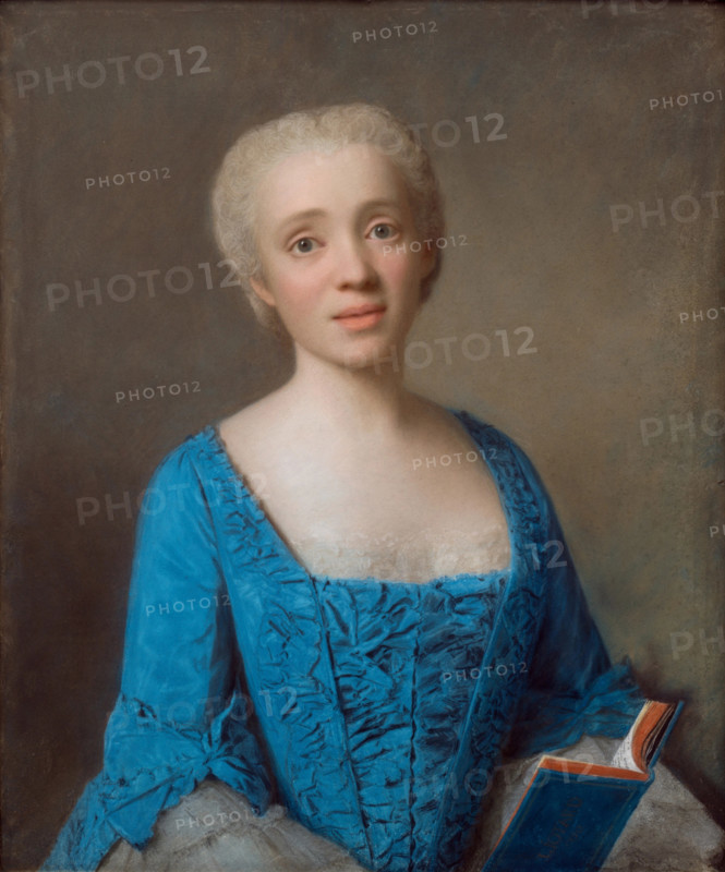 Marie-Rose de Larlan de Kercadio de Rochefort, Marquise des Nétumières, 1750. Creator: Jean-Etienne Liotard.