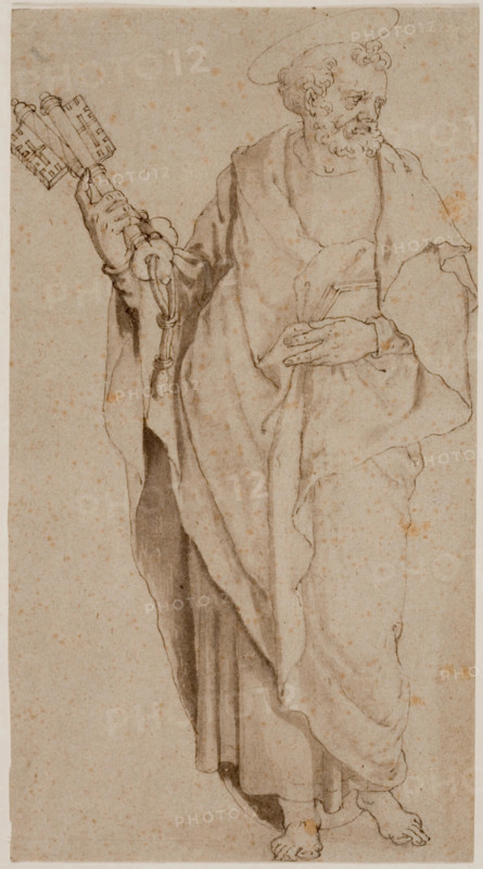 Saint Peter, c1575. Creator: Orazio Samacchini.