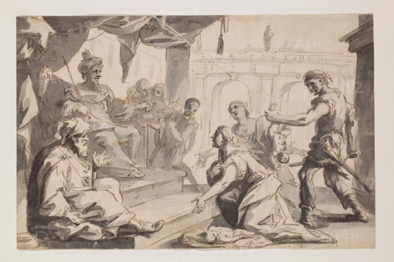 Judgment of Solomon, between 1711 and 1780. Creator: Giovanni Battista Marcola.