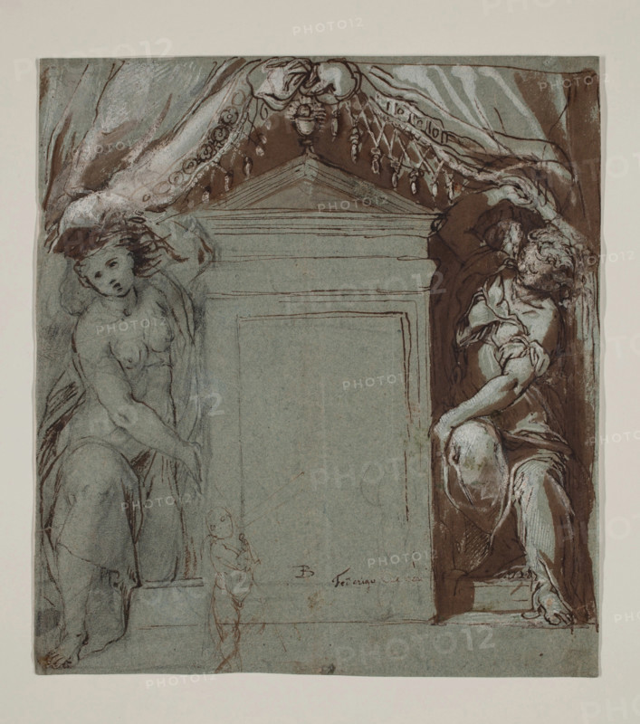Study for a Wall Decoration, c1561. Creator: Federico Barocci.