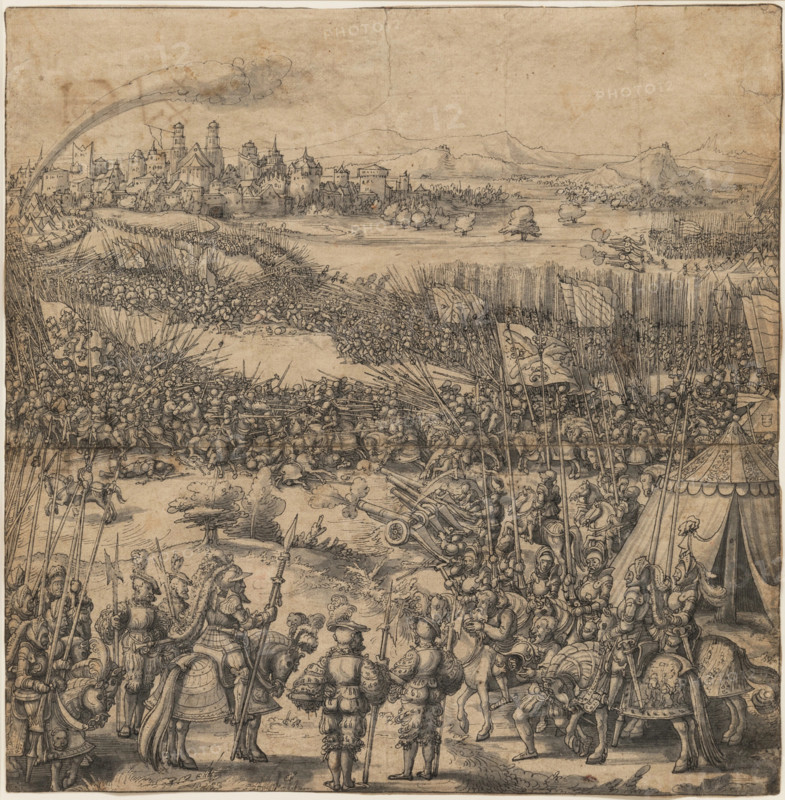 A Battle Scene, between 1529 and 1533. Creator: Melchior Feselen.
