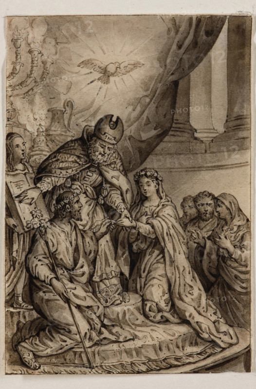 Marriage of the Virgin, early 19th century. Creator: Alexandre Joseph Desenne.