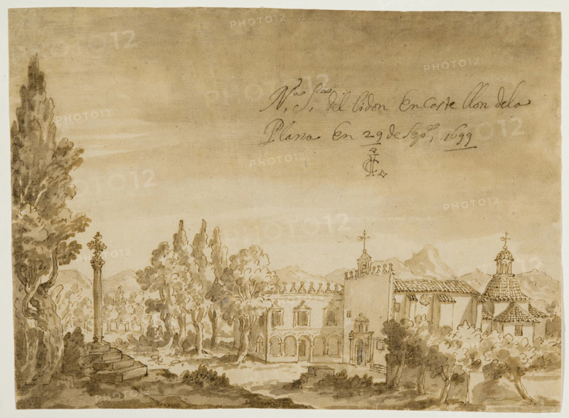 El santuario- basilica de Nuestra Señora del Lledó en Castellón de la Plana, 1699. Creator: Juan Conchillos Falco.