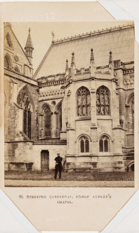 Hereford Cathedral, Bishop Audley Chapel, mid-late 19th century. Creator: Francis Bedford.
