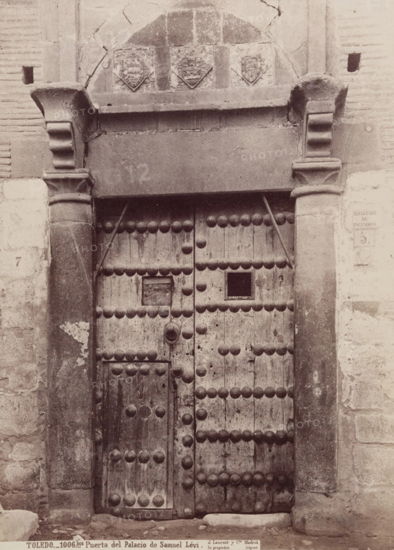 Puerta del Palacio de Samuel Levi, Toledo, c1885. Creator: Juan Laurent.