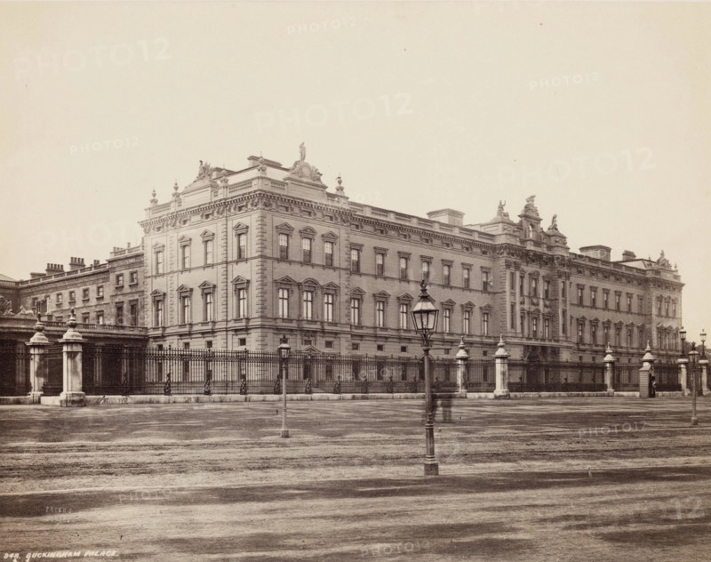 Buckingham Palace, between 1870 and 1880. Creator: Francis Bedford.
